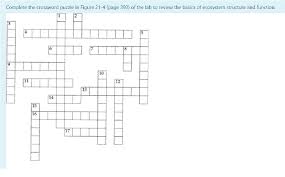 Documents similar to photosynthesis crossword answers. Complete The Crossword Puzzle In Figure 2 1 4 Page Chegg Com