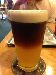 Black And Blue Beer Drink Black And Blue Blue Moon And Guinness Beer Beer Guinness Pint Glass