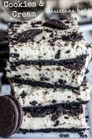 Cookies And Cream Cheesecake Bars The Recipe Critic Cheesecake Bar Recipes Oreo Recipes Cookies And Cream Cheesecake