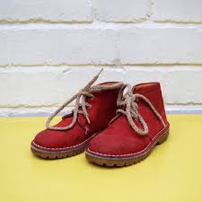 Vintage Kids Clarks Books Size 9 Red Leather Boots Suede Leather Boots Children S Unisex Leather Red Leather Boots Suede Leather Boots Unisex Leather Boots