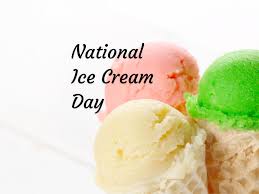 National ice cream day vector illustration for greeting card, poster and banner. Happy National Ice Cream Day 2020 Novocom Top