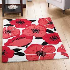 Poppy Rug Dining Kitchen House Garden Freemans Poppy Rug Rugs Red Poppies