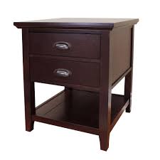 Maybe you would like to learn more about one of these? Donnieann Lindendale 2 Drawer Espresso End Table 705070 The Home Depot