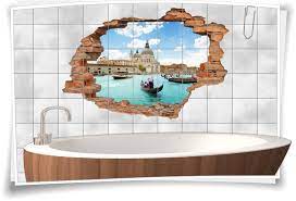 Wir haben 9 stück mit blauem motiv und 1 stück mit dem gleichen motiv in grün.bei 3 der blauen fliesen wirkt das motiv verschwommen (s. 3d Fliesen Bild Er Italienische Motive Deko Wand Tattoo Bad Fliesen Aufkleber Wanddurchbruch Italien Venedig Gondel Fest Medianlux Shop