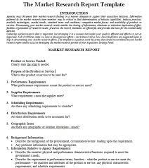Research Report Template Report Template Research Report Templates