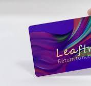Wholesales Customized UV Spot Printed Black Plastic PVC Business Card