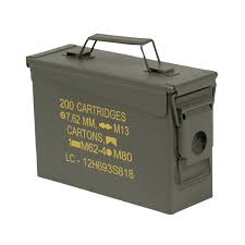 MIL-TEC Μικρό Μεταλλικό Στεγανό Κουτί Αποθήκευσης  Πυρομαχικών/Φαρμάκων/Εξοπλισμού - Με Επιγραφή