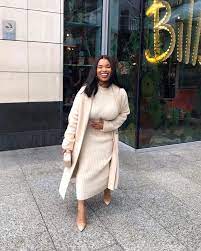 Pin By House Of Belle High Fashion C On Luxurious Black Women Fashion Thanksgiving Outfit Black Girl Winter Fashion Outfits