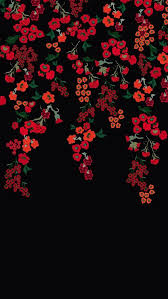 Red Flowers Christmas Wallpapers Fondos Tap To See More Beautiful Hd Iphone Wallpapers F Fundo Do Iphone Padroes De Papel De Parede Papeis De Parede Preto