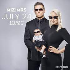 Wwe Superstar The Miz Mike Mizanin And His Wife Maryse Mizanin With Their Three Month Old Daughter Monroe Sky Mizanin In A Promo For Their Upcoming Reality Sh