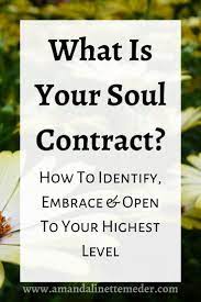 What Is A Soul Contract Amanda Linette Meder Soul Contract What Is A Soul Soul Healing