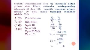 Check spelling or type a new query. Transformator Materi Soal Dan Pembahasan Youtube