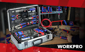 Le coup de cœur de la dénicheuse ! Workpro Caisse A Outils Complete Professionnelle Avec Mallette En Aluminium Boite A Outils Complete Pour Reparation Dommestique Ou De Travail 119 Pieces Amazon Fr Bricolage