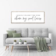 I Have Found The One Whom My Soul Loves Printable Bedroom Etsy In 2020 Living Room Prints Bedroom Signs Living Room Quotes