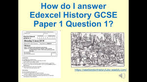 How To Answer Edexcel Gcse History Paper 1 Question 1 Youtube