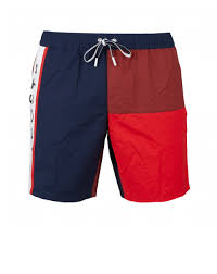 side logo swim shorts