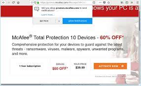 Locate a susupicious url and click the 'remove' button to delete the domain. How To Remove Mcafee Pop Up Ads Promos Mcafee Com Ads