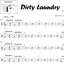 Don henley dirty laundry : Dirty Laundry Don Henley Drum Sheet Music Onlinedrummer Com