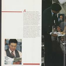 Pan Am “Clipper Class” was introduced as a way to entice frequent business  travelers to fly Pan Am. This 1982 brochure highlights some of the features  of this service. · Pan Am