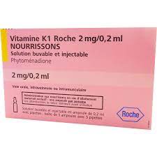 Can vitamine k1 roche nourrisson be stopped immediately or do i have to stop the consumption gradually to ween off? Vitamine K1 Schemas Posologiques Chez Le Nouveau Ne Ordoscopie Fr