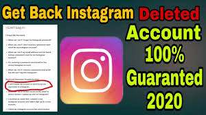 It's not hard to say goodbye to your instagram account. How To Recover Deleted Instagram Account Get Back Permanent Deleted Account 100 Working Youtube