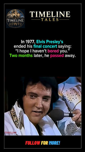 The final performance of a legend wasn't meant to be a farewell. 🎤👑 By the summer of 1977, Elvis Presley was no longer the unstoppable force who had changed music forever in