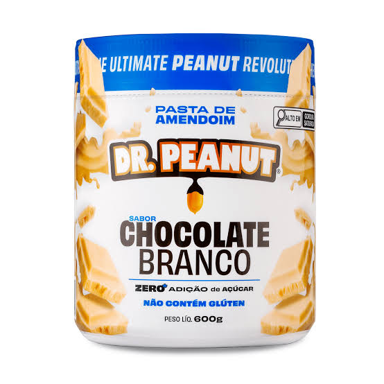 Pasta de Amendoim 600gr - Dr Peanut - Chocolate Branco