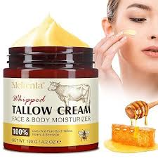 Organic Beef Tallow Balm with Raw Honey and Jojoba Oil