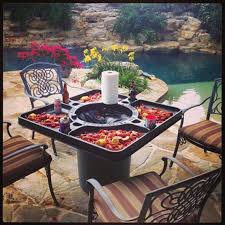 Crawfish Boil Table Top In 2020 Crawfish Crawfish Boil Outdoor Kitchen