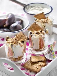 Verrines Aux Figues Croustillant De Veritable Petit Beurre Recette Recette Petit Beurre Recette Beurre Recette Figues