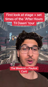 After Hours Til Dawn with Playboi Carti Tour Stage Layout