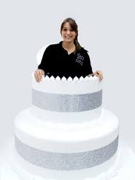 How to build a huge cake ti jump out yourself : Giant Pop Out Cake Event Prop Hire