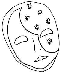 These are usually eaten on this day in order to use up ingredients such as fat, eggs, milk and flour. Coloring Mask To Disguise Itself At Shrove Tuesday Picture