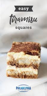Easy Tiramisu Squares Recipe Delicious Desserts Dessert Recipes Easy Desserts