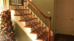 A wooden or metal stair handrail can provide not only safety and functionality, but it can also be used to provide an attractive accent to your. Interior Iron Railings Iron Railings Interior Stairs Indoor Iron Railing