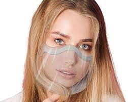 Transparent Face Mask Mini Visor Reusable Face Mask Mini Etsy Transparent Face Mask Mask Best Face Products