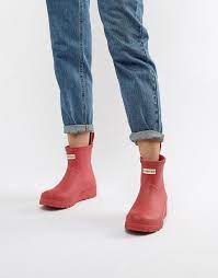 Hunter Original Play Red Short Wellington Boots Red Hunter Boots Wellington Boots Outfit Short Hunter Boots Outfit