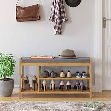 Auch ihren jacken, taschen und schuhen können wir ein geschmackvolles zuhause bieten. Homecho Schuhregal Bank 91 4 Cm L X 11 4 B Bambus Eingangsbank Modernes 3 Stockiges Schuhregal Mit Stauraum Und Schaumstoffpolster Fur Flur Wohnzimmer Schlafzimmer Korridor Natur Moebel Preisverglechsportal Ladendirekt De