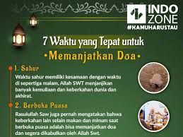 Sehingga nama lain ramadhan adalah syahrush shiyam. 7 Waktu Mustajab Berdoa Di Bulan Ramadan Indozone Id