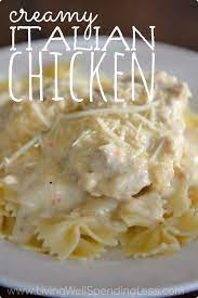 Creamy Italian Chicken Recipe Recipes Italian Chicken Recipes Crockpot Recipes