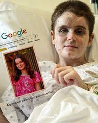 1- Displaced palestinians stand