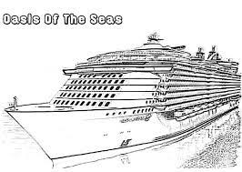 Mix together cold and warm colors, dark and bright. Oasis Of The Seas Cruise Ship Coloring Pages Netart Cruise Ship Coloring Pages Cruise Ship Pictures