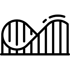 Download blank vector map of world. Roller Coaster Vector Svg Icon 6 Svg Repo