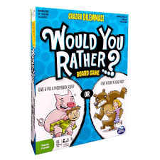 It is easy to play this game with free would you rather questions for kids printable cards. Would You Rather Board Game Board Games Toys Games