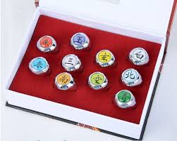 New Hot Sell Naruto Rings 10 Pcs Naruto Akatsuki Cosplay Member S Ring Set Akatsuki Cosplay Naruto Rings Naruto Merchandise