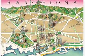 This city map of barcelona shows the ten districts which make up the city. Barcelona Is The Second Largest City In Spain And Is Located On The Mediterranean Coast Description From Pictu Tourist Map Barcelona Tourist Map Barcelona Map