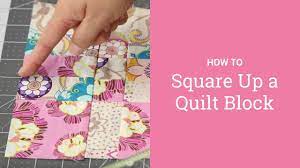 Leave me a comment below. How To Square Up A Quilt Block Youtube