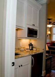 a kitchen and a kitchenette