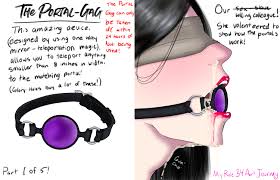 Portal ringgag, able to get a blowjob no matter the distance :  rLewdDnDTraps