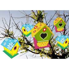Diy angry birds birdhouse | who doesn't know this popular game? Buy Crafts For Kids Toddlers 2 Pack Diy Bird House Kit Build And Paint Birdhouse Includes Paints Brushes Wooden Arts At Affordable Prices Free Shipping Real Reviews With Photos Joom